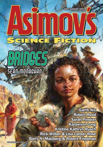 cover image of Asimov’s Science Fiction, July/August 2023